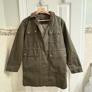 Vintage J Crew Olive Green Utility Jacket